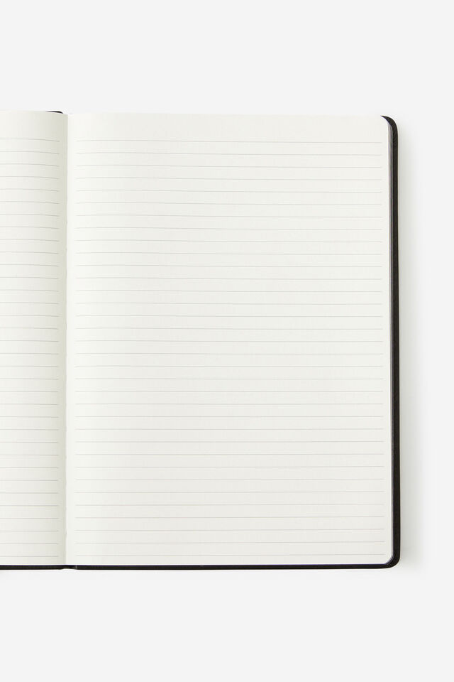 Personalised A4 Buffalo Journal, BLACK