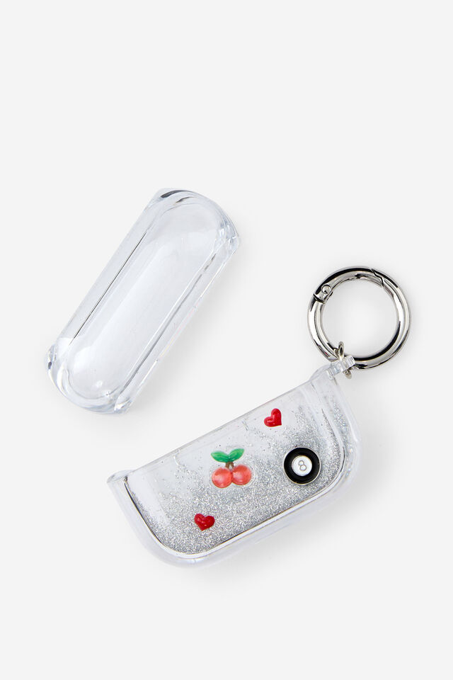 Trinket Earbud Case Pro, LUCKY GIRL / GLITTER