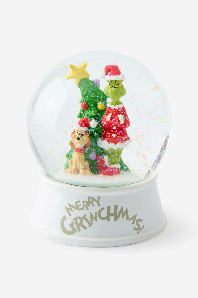 Large Collab Christmas Snowglobe, LCN DRS THE GRINCH TREE AND PRESENTS