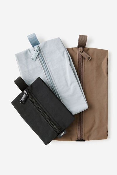 Sorted Pouch Set, MULTI PLAIN