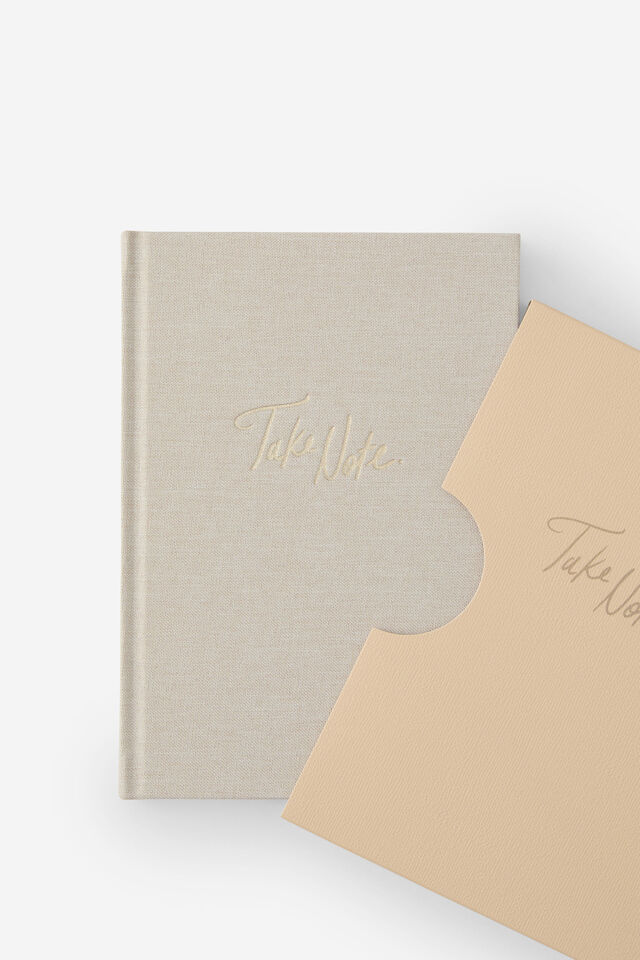 Loft A5 Dot Notebook, Chai Take Note