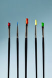 Gouache Paint Brushes 5Pk, MULTI - example image 2