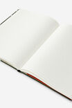 B5 Hard Lined Notetaker Notebook, OLIVE PLAID - alternate image 3