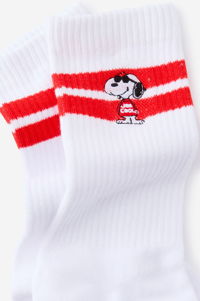 Socks, LCN PEA SNOOPY STRIPE