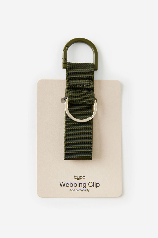 Webbing Clip, OLIVE