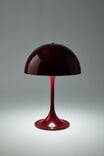 Solid Mushroom Lamp, CABERNET - alternate image 2