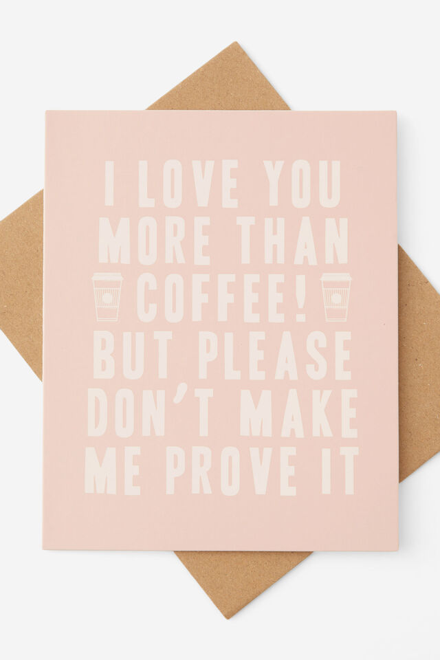Love Card, LIKE YOU MORE THAN COFFEE