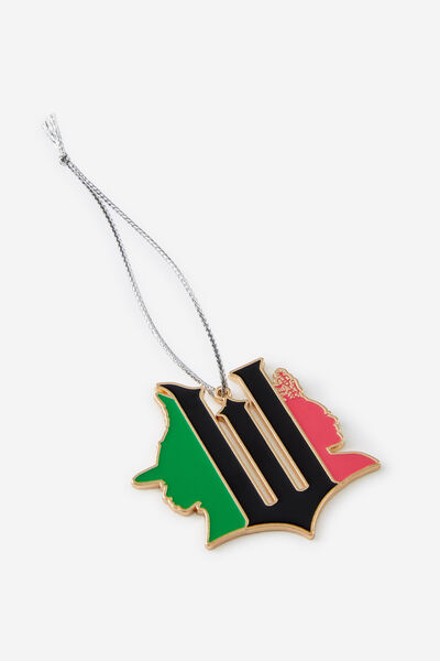 Collab Metal Christmas Ornament, LCN UNI WICKED