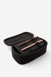 Personalised Arlow Pencil Case, SOLID BLACK - alternate image 2
