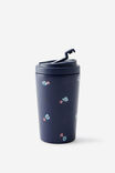Metal Commuter Cup, DITSY PANSY / MIDNIGHT - alternate image 2