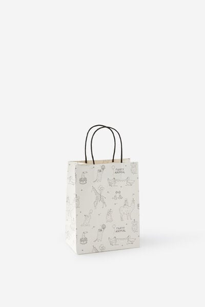 Get Stuffed Gift Bag - Small, ANIMAL PARTY