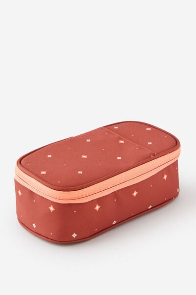 Arlow Pencil Case V2, GINGERBREAD SPACED OUT
