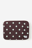 Mode 14 Inch Laptop Case, ESPRESSO POLKA SPACED - example image 1