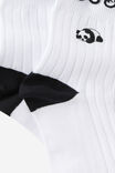 Mid Crew Socks, SLEEPING PANDA - alternate image 3