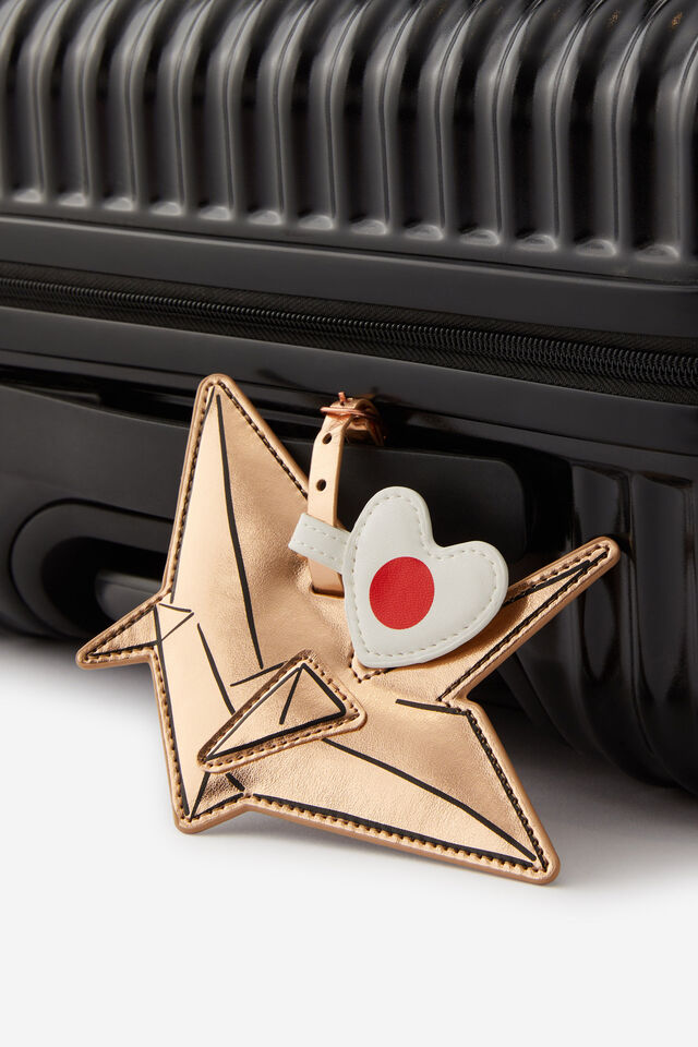 Premium Luggage Tag, PAPER CRANE