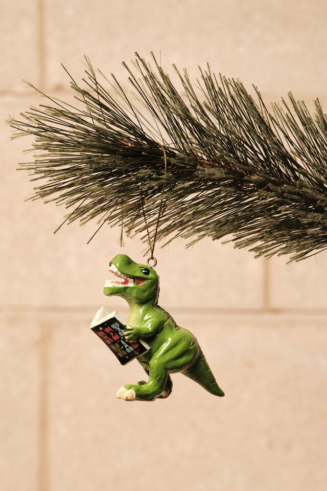 Resin Christmas Ornament, CAROLING TREX