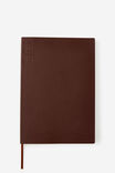B5 Soft Lined Notetaker Notebook, ESPRESSO - example image 1