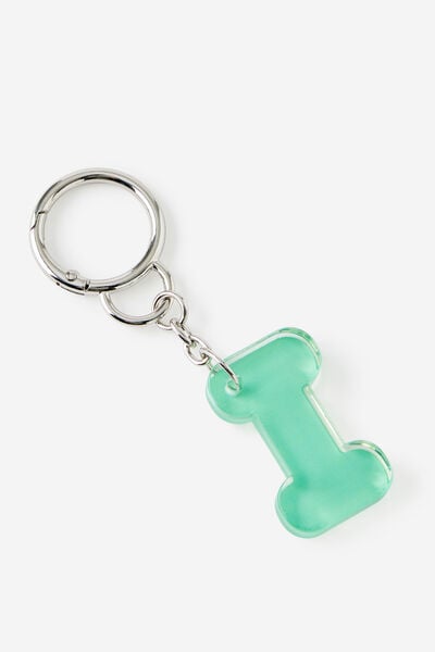 Alpha Keyrings, I JELLY MINT
