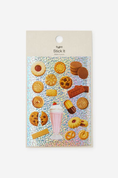Stick It Sheet, HOLOGRAPHIC BISCUITS