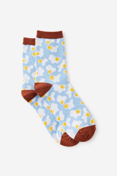 Mid Crew Socks, EGG YARDAGE