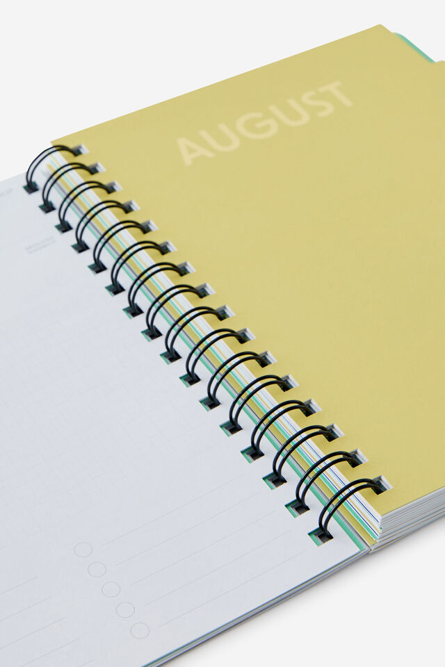 26/27 Weekly Planner, BERRY BLUE GEO