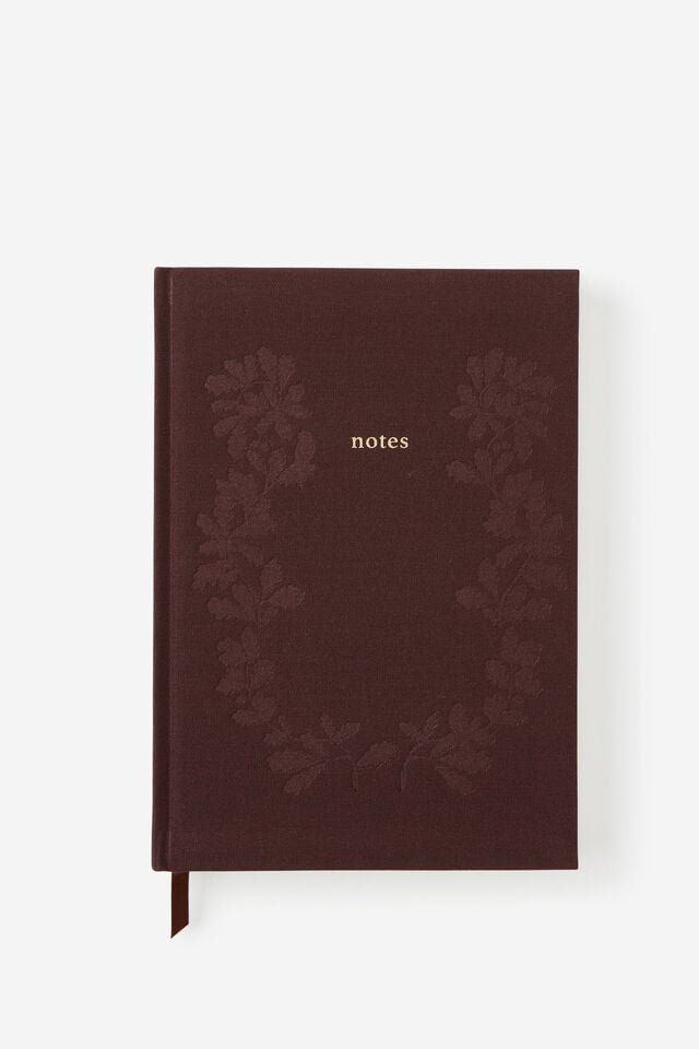 A5 Clothbound Journal, ESPRESSO