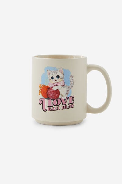 Daily Mug, CAT BALL PLAY