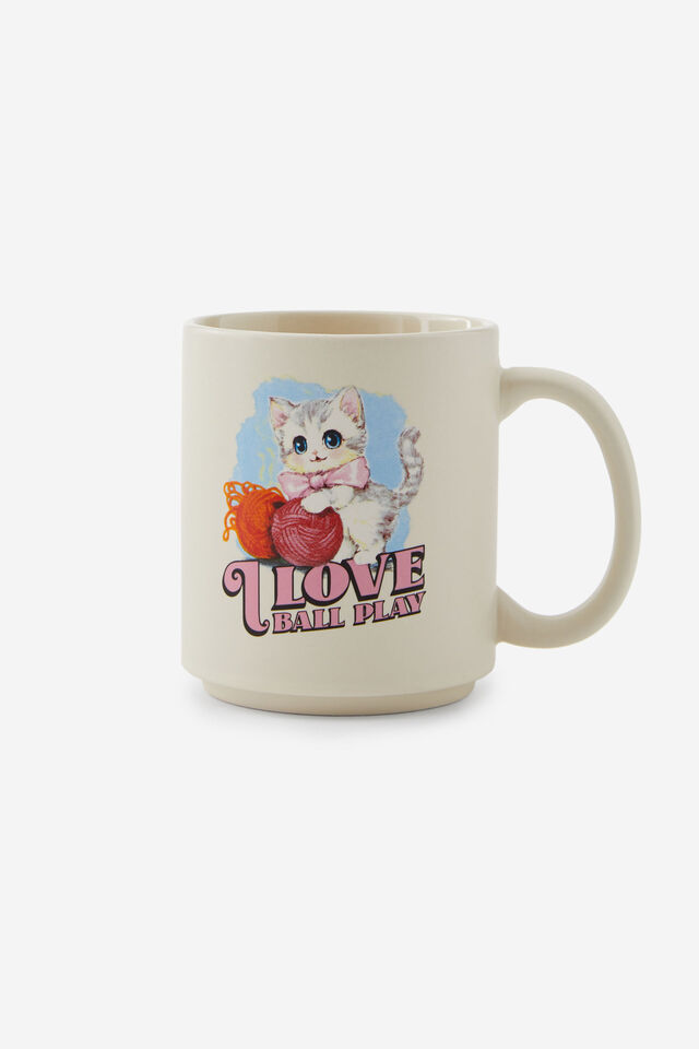 Daily Mug, CAT BALL PLAY