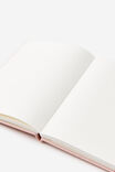 Metro A5 Hard Plain Notebook, Ditsy Pansy Pink Clay - alternate image 3
