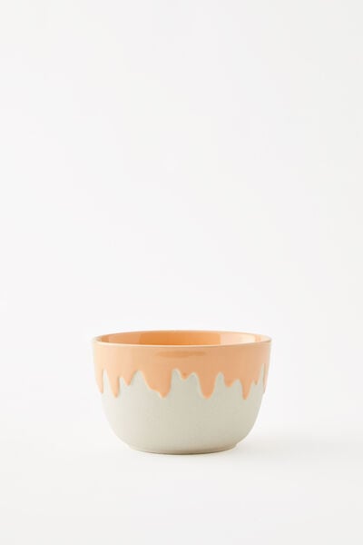 Drip Bowl, PEACH DRIP