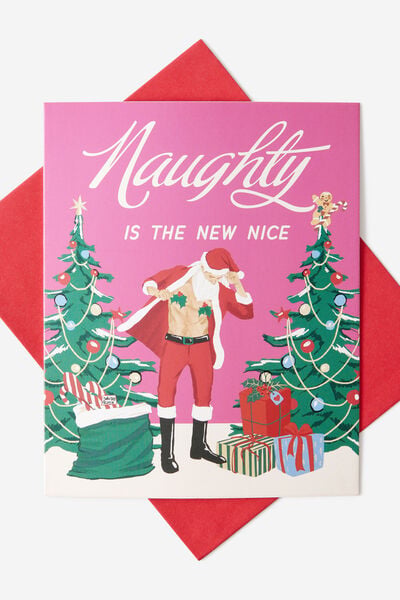 Christmas Card 2026, NAUGHTY IS THE NEW NICE