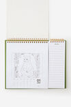 Colour In Desk Calendar, WOODLAND - alternate image 2