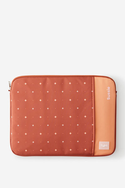 Personalised Mode 16 Inch Laptop Case, GINGERBREAD SPACED OUT