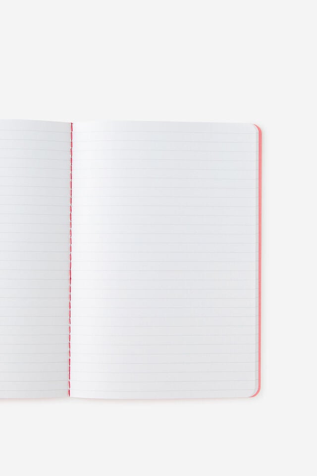 A5 Stitch Notebook, STRAWBERRY MILK