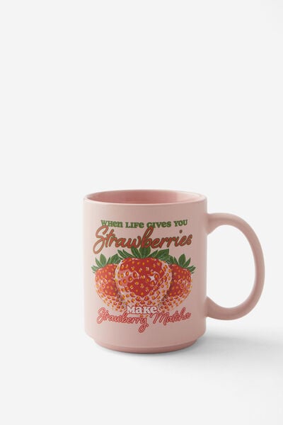 Daily Mug, STRAWBERRY MATCHA