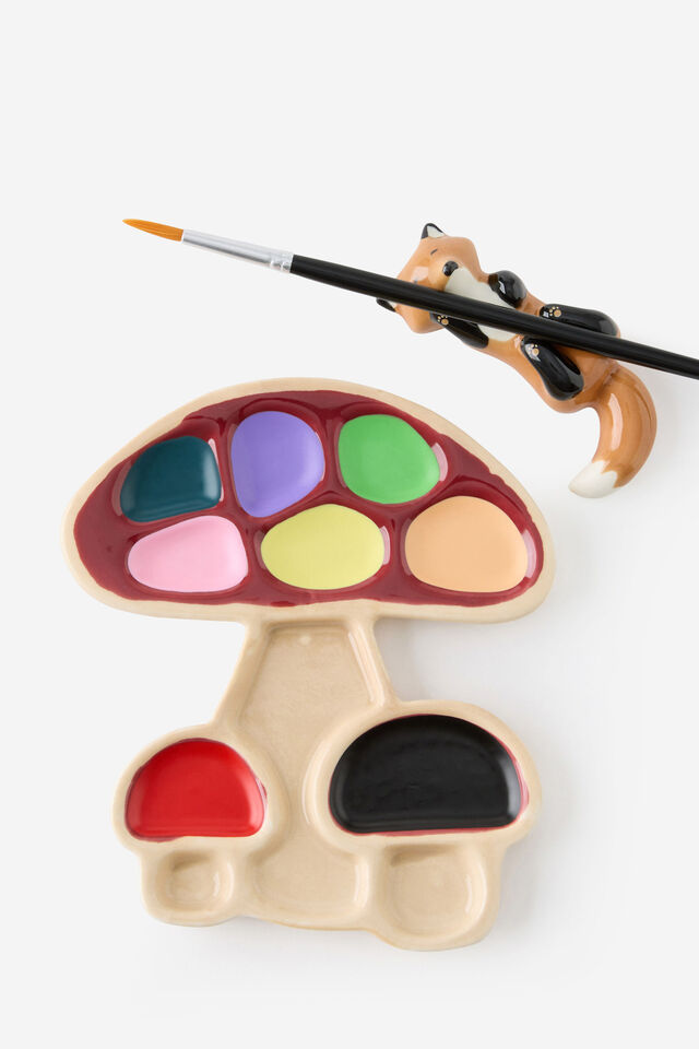 Paint & Palette Set, WOODLAND MUSHROOMS