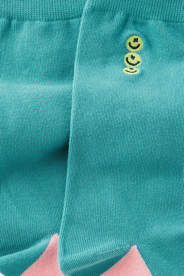 Socks, SMILEY FACE EMB