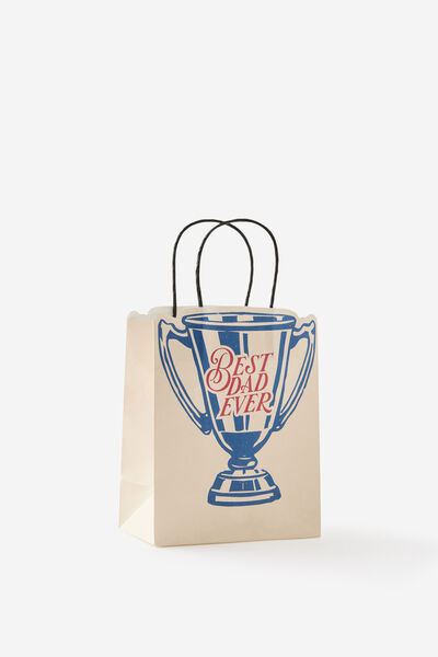 Father S Day Premium Gift Bag Small, DAD TROPHY
