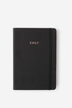 Personalised A5 Buffalo Journal, BLACK - alternate image 1