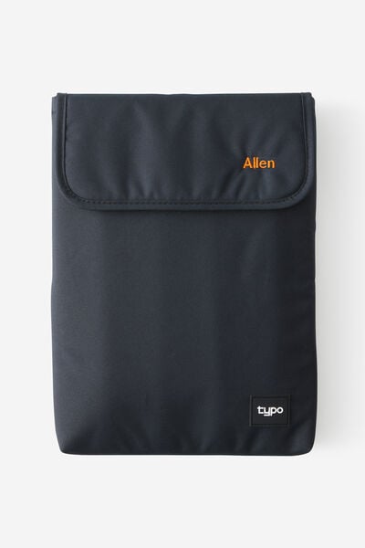 Personalised Mode 14 Inch Laptop Sleeve, BLACK