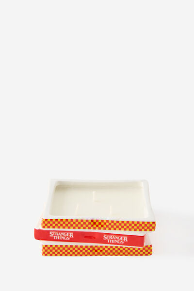 Collab Ceramic Shaped Candle, LCN NET STRANGER THINGS SURFER BOY PIZZA