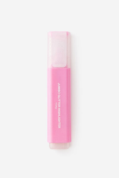 Jumbo Glitter Highlighter, PINK