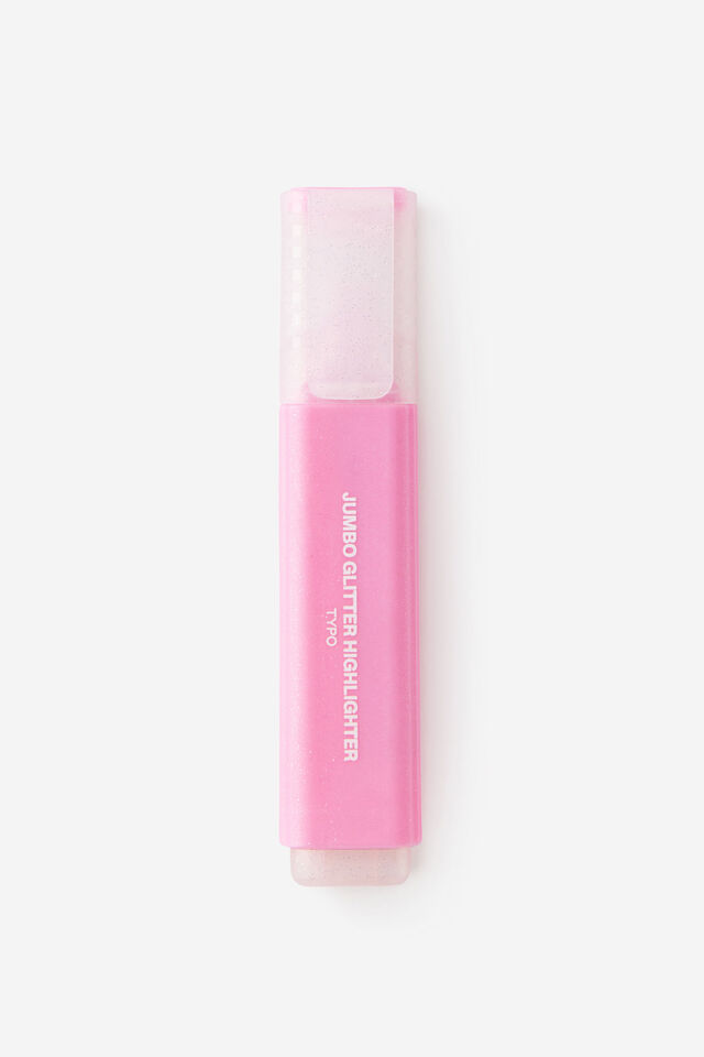 Jumbo Glitter Highlighter, PINK