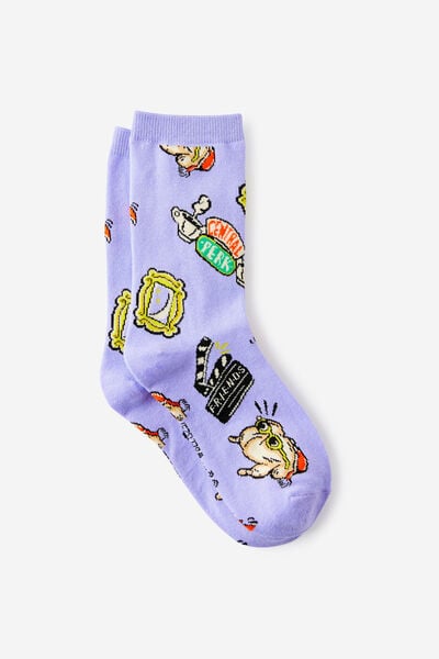 Socks, LCN WB FRI FRIENDS YDG (S/M)