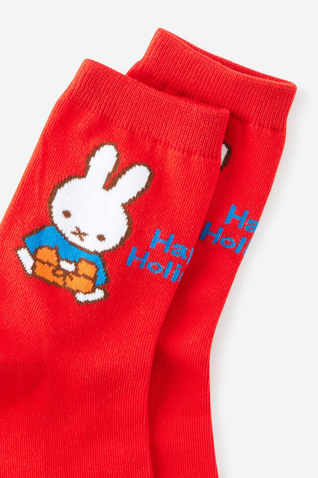 Collector Christmas Crew Socks, LCN MIF MFFY PRESENT