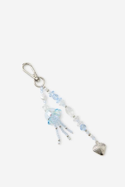 Bag Keycharm, JELLYFISH/SILVER