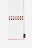 Personalised A6 Spiral Sketch Book, BLOSSOM PINK - alternate image 2