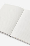 Metro B6 Soft Lined Notebook, Ditsy Pansy Midnight Ink - alternate image 3