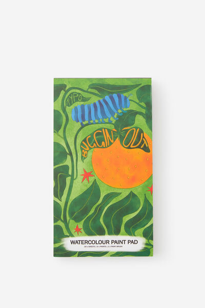 Mini Watercolour Paint Pad 2.0, PLANTS & INSECTS