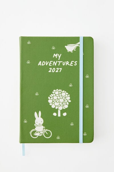 2027 Collector A5 Daily Hard Cover Diary, LCN MIFFY GARDEN